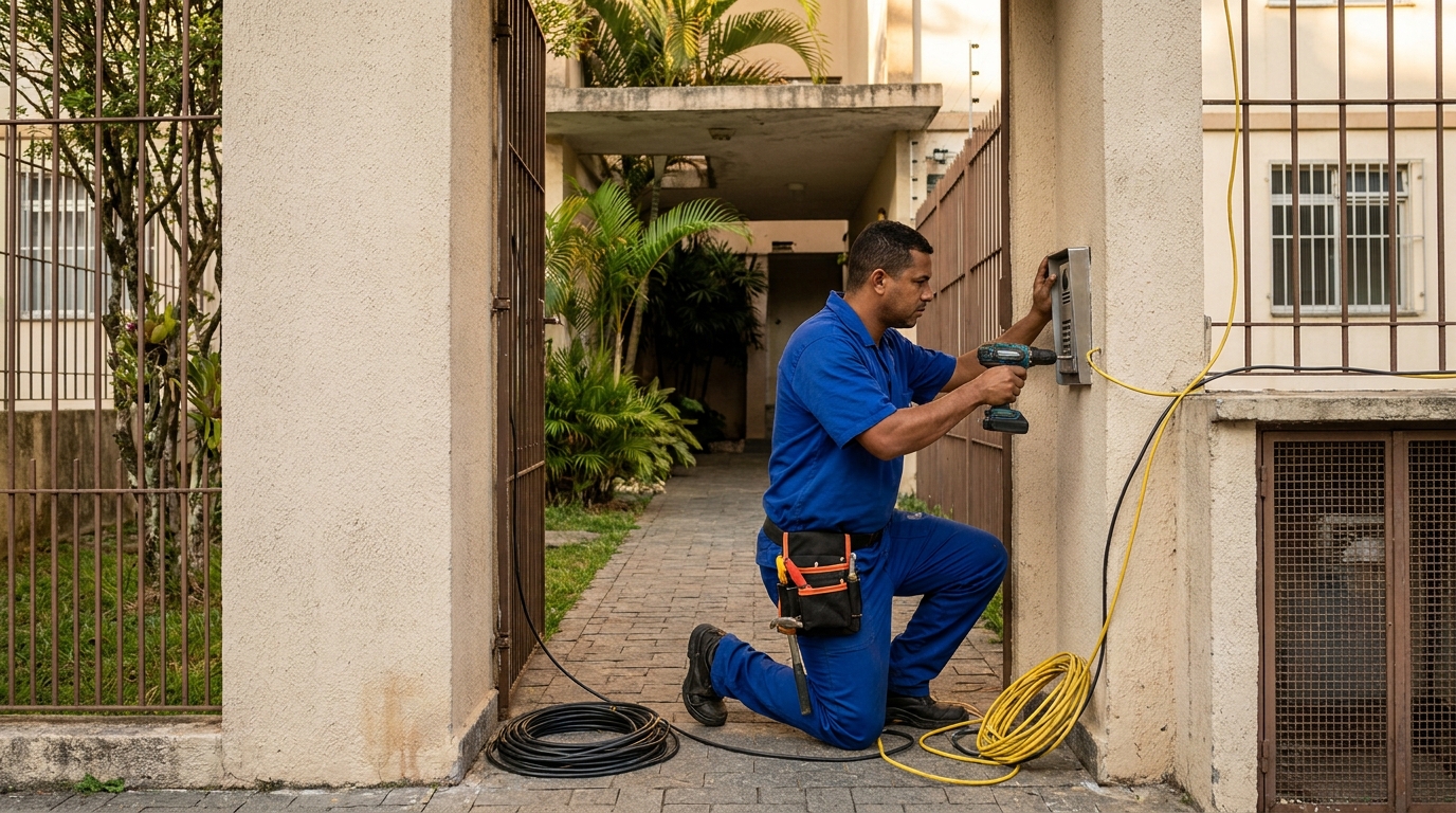 Instalacao de interfone profissional em Franca‑SP